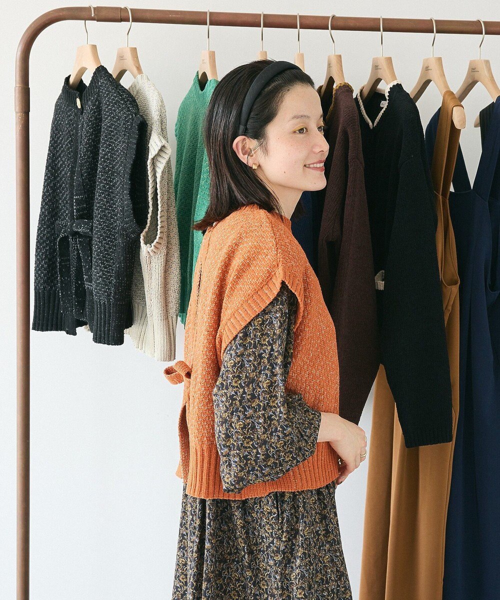 CRAFT STANDARD BOUTIQUE キナリノコラボ/洗える2wayモールニットベスト/24AW 