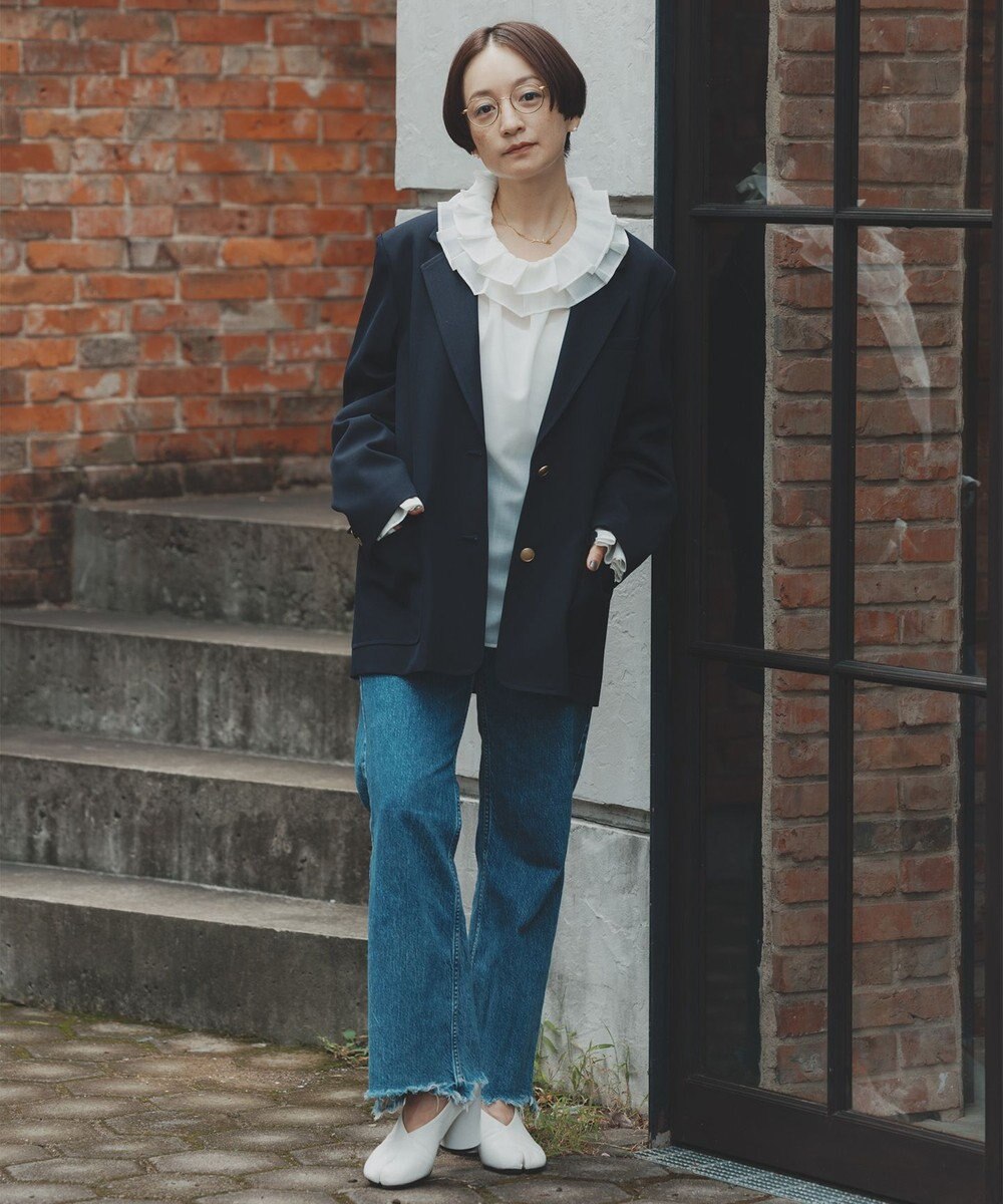 #Newans 【高山都さんコラボ】オーバーサイズテーラードジャケット 