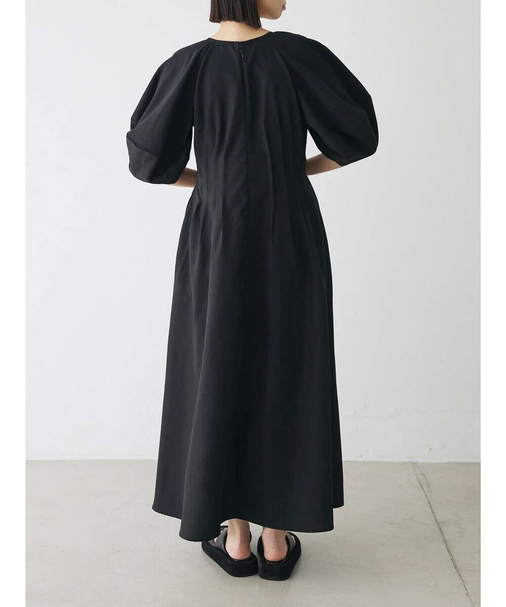 Green Parks ボリューム袖ロングワンピース 