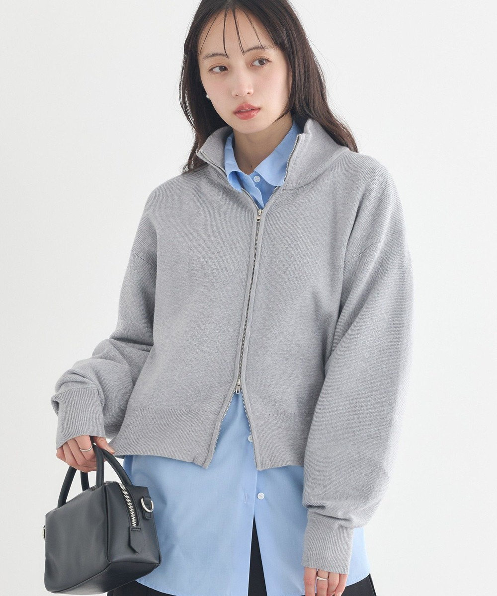 earth music&ecology ダブルジップカーディガン 