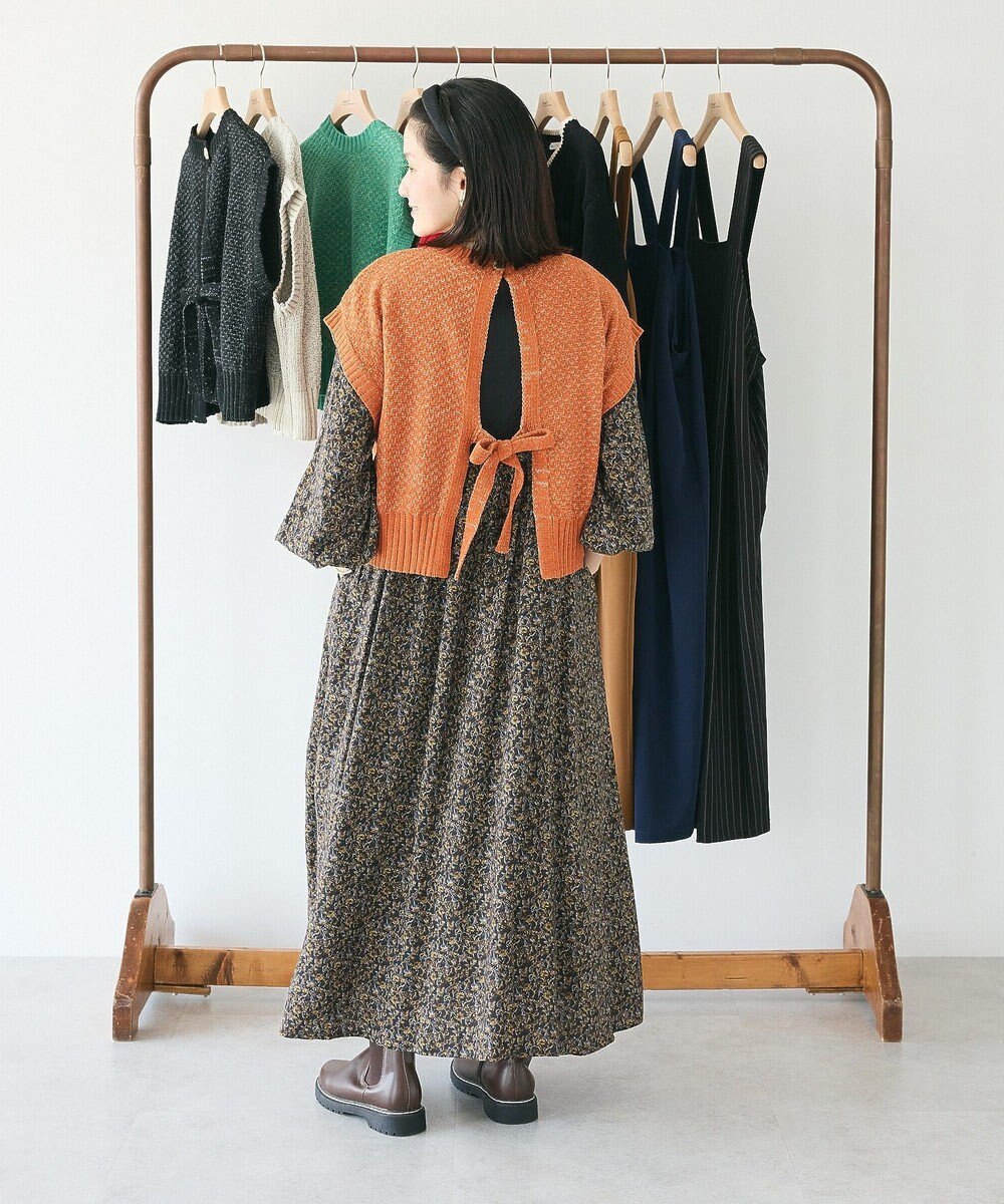 CRAFT STANDARD BOUTIQUE キナリノコラボ/洗える2wayモールニットベスト/24AW 