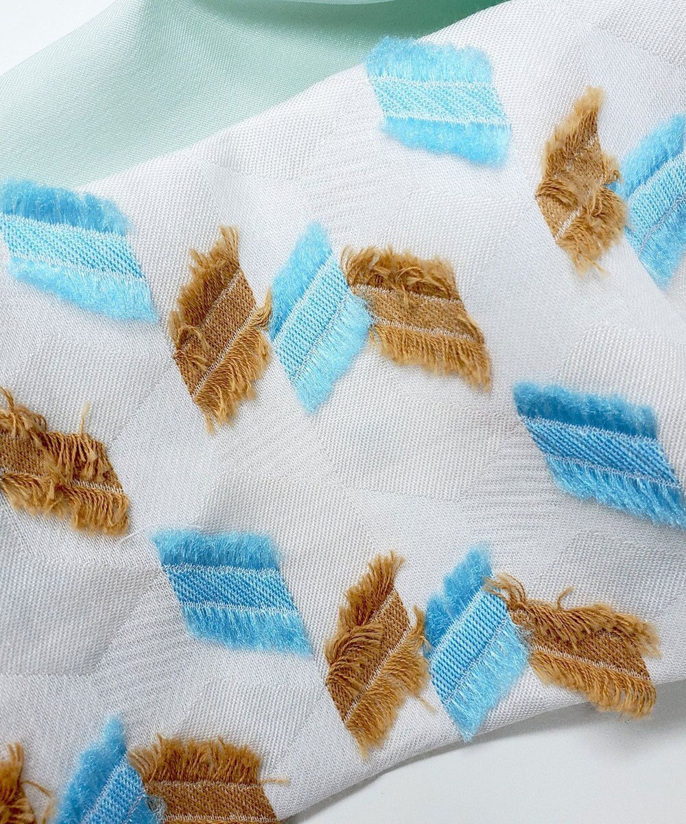 POLS ジャガード織 FRAME ヘアバンド 