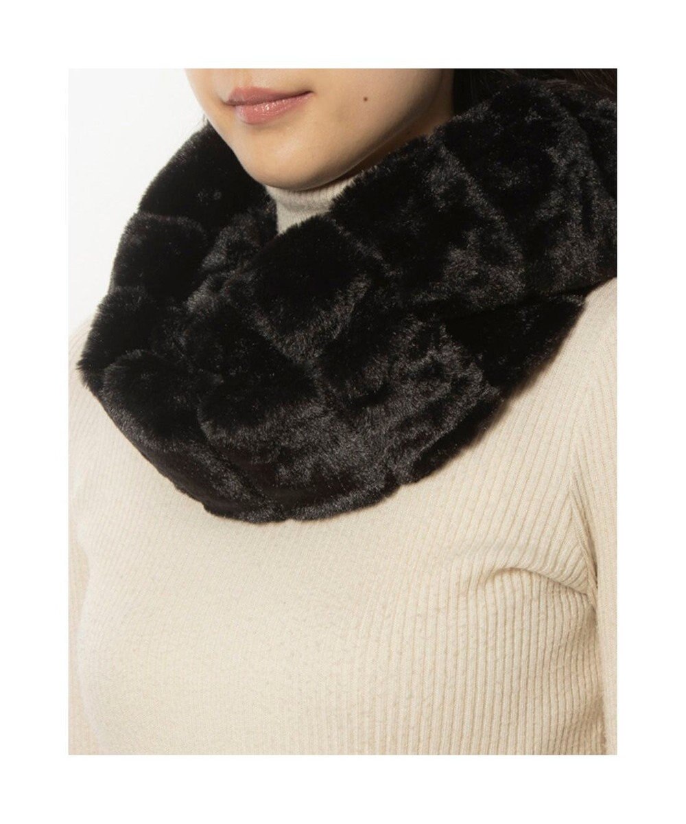 UNBILLION カシュネ cache nez / 畝入りフェイクファースヌード 