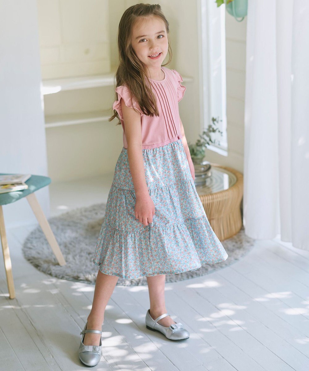 組曲 KIDS 【110-140㎝】 petit marguerite ドッキングワンピース 