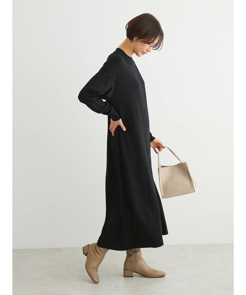 Green Parks もちやわ　ハイゲージニットワンピース 