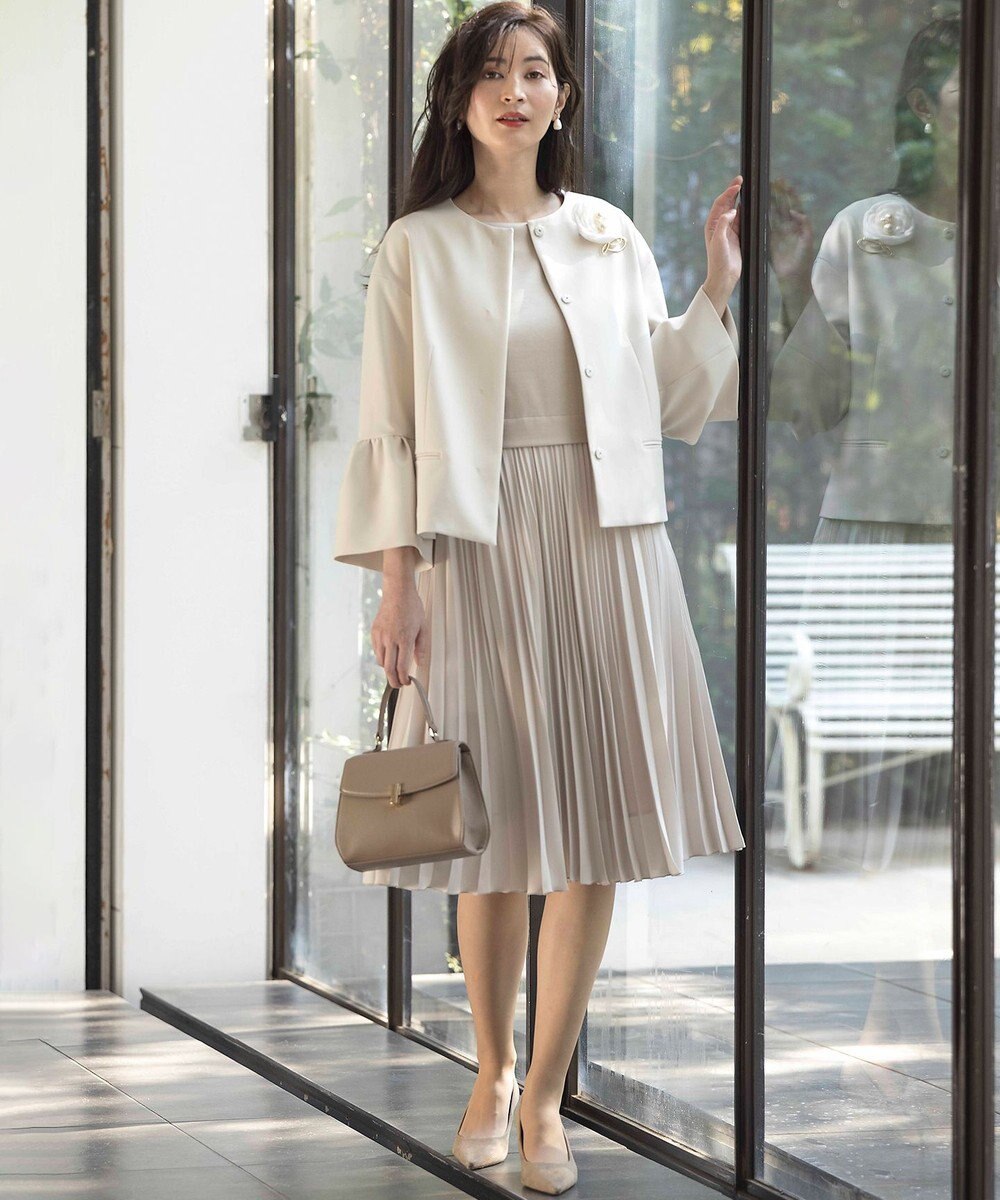 組曲 S 【KUMIKYOKU NAVY】コンフォータブルドレープ ジャケット 