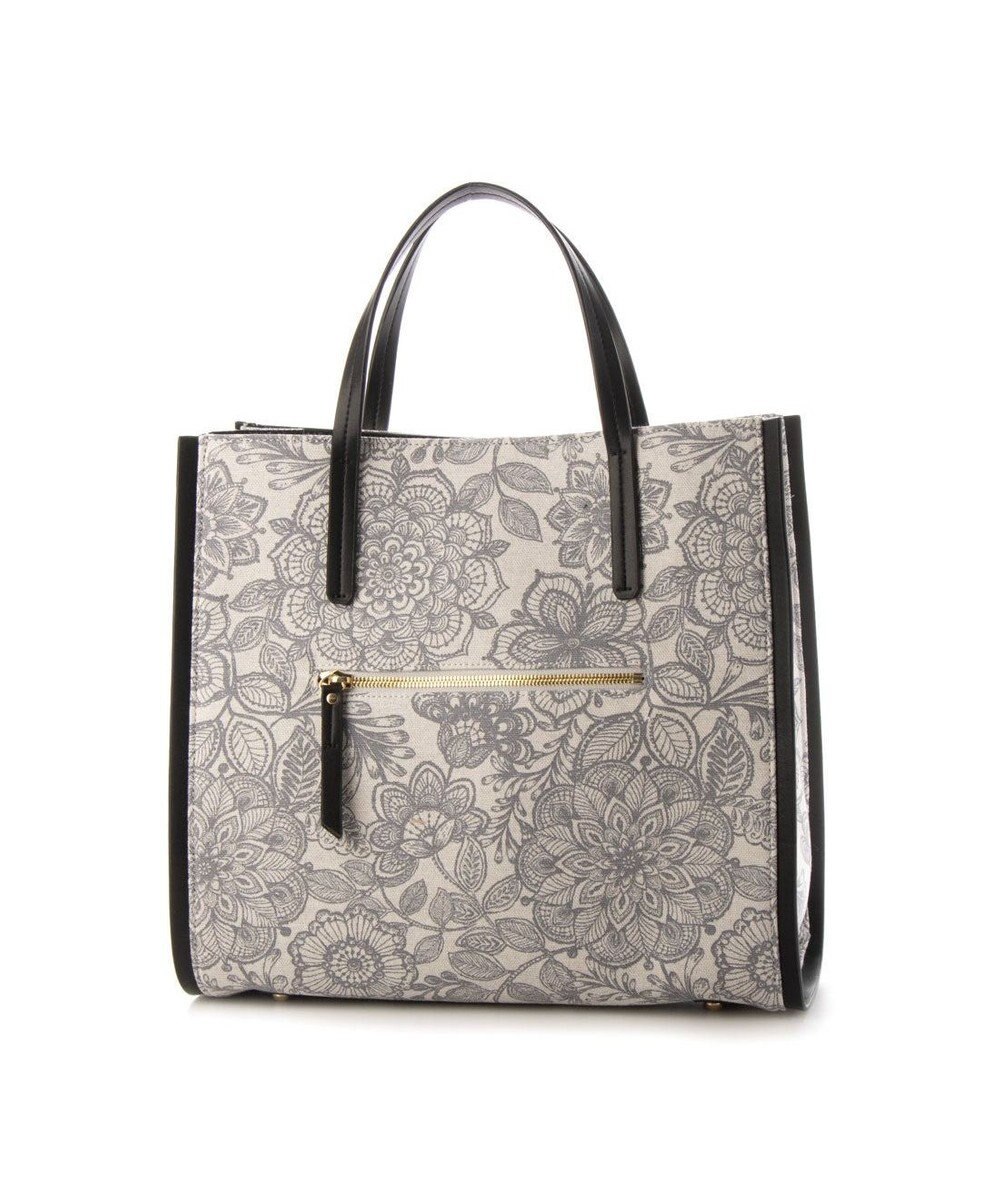 LA BAGAGERIE 【STOF】フラワープリントスクエアトート 