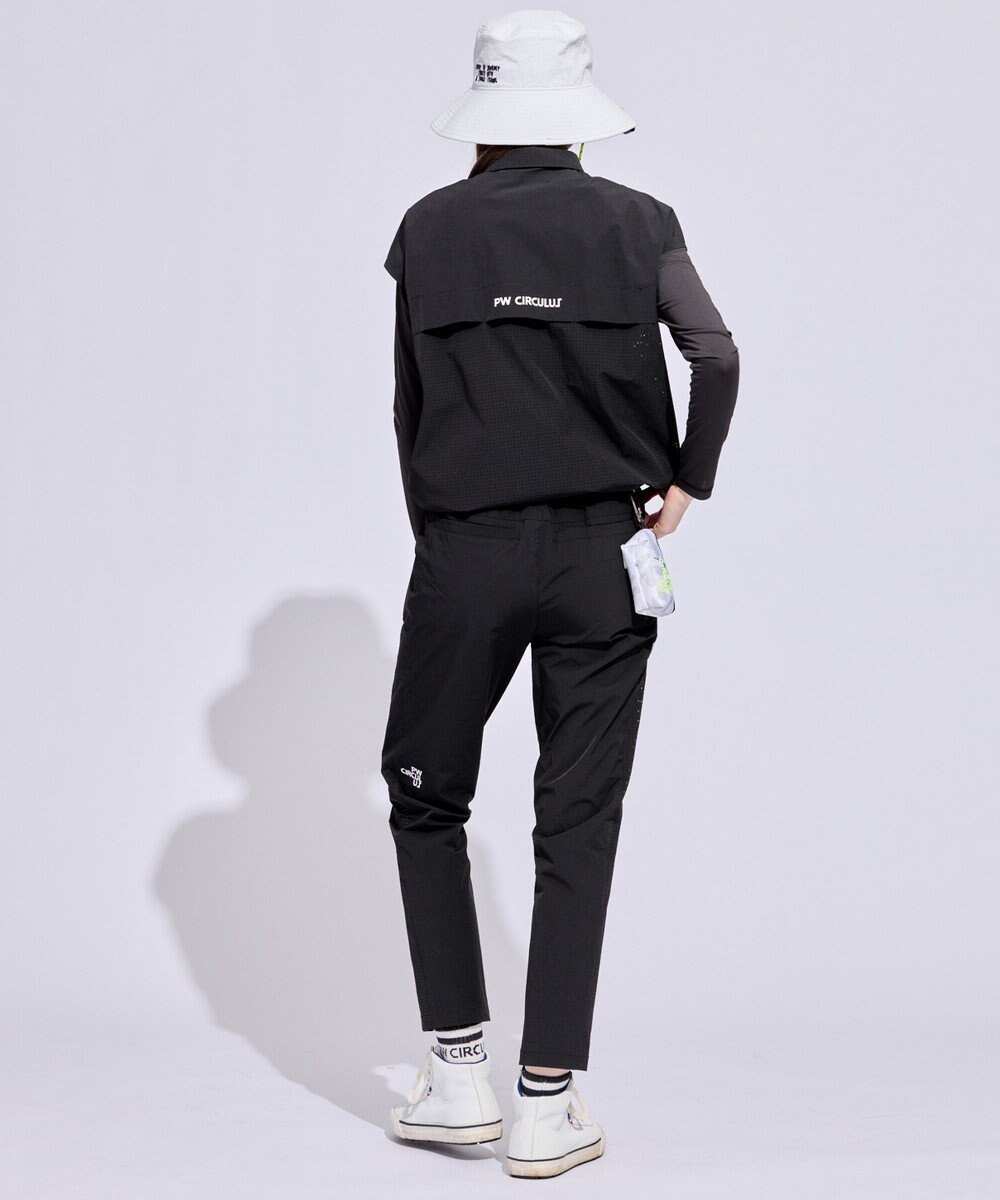 PW CIRCULUS 【WOMEN】サイドパンチング テーパードパンツ ゴルフウェア レディース 