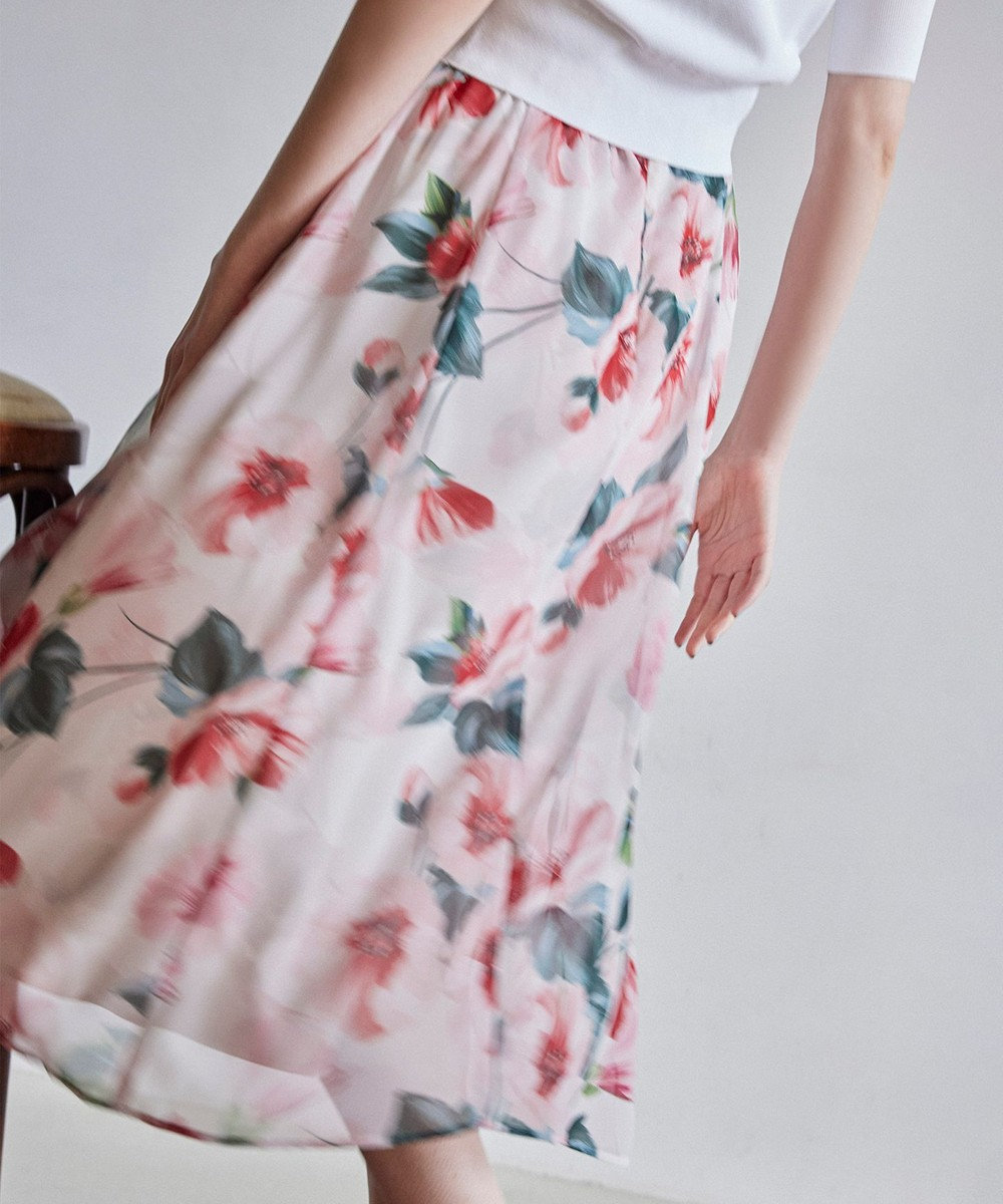 TOCCA 【洗える・消臭】FULL BLOOM PEONY SKIRT スカート 