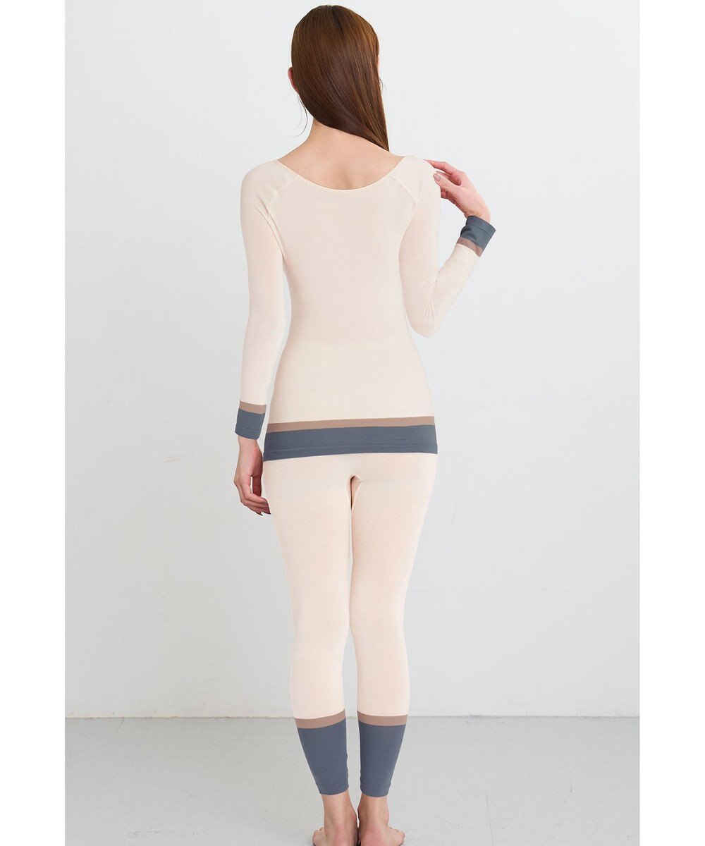 WACOAL あったかインナー よく伸びる生地 袖丈調節可能(7分袖~9分袖) 保温性(身生地) 9分袖 長袖 【360°ラクストレッチ】 レディース CLD371 /ワコール 