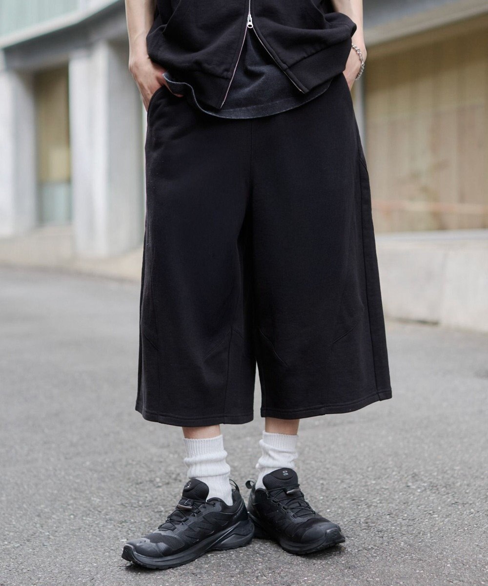 WEGO 【ウエストゴム】バルーンスウェットショーツ 