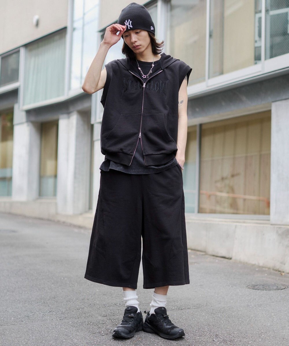 WEGO 【ウエストゴム】バルーンスウェットショーツ 