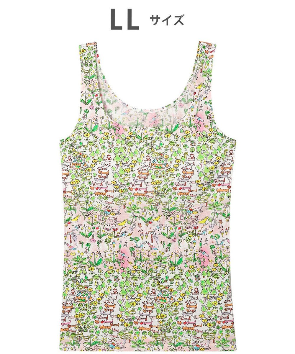 tsumori chisato SLEEP ツモリチサト インナー ノースリーブ タンクトップ ベア天竺素材(身生地) パッド付 レディース UCX410 /ワコール 