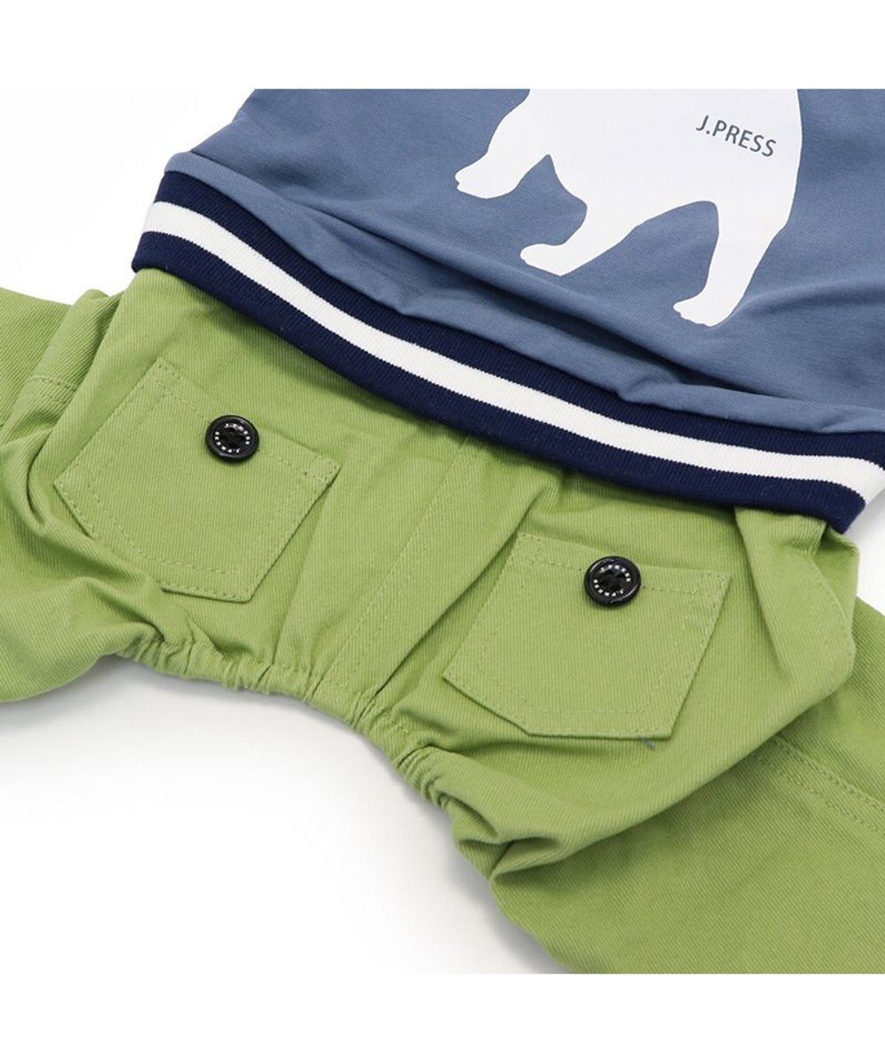 PET PARADISE J.PRESS バックブルドッグ パンツつなぎ 小型犬 