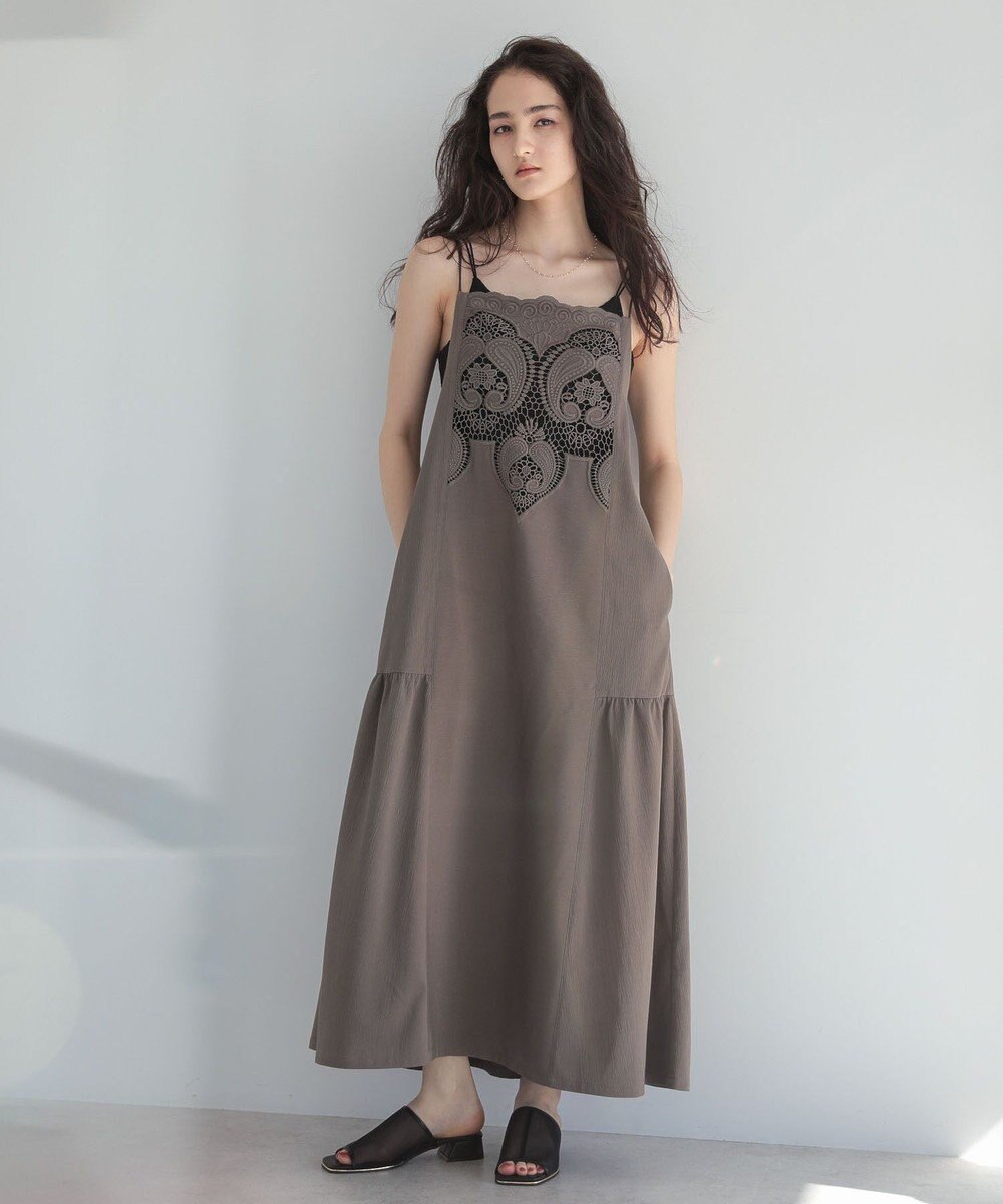 Green Parks ■ＥＳＣＡＲ　フロントレースキャミワンピース 