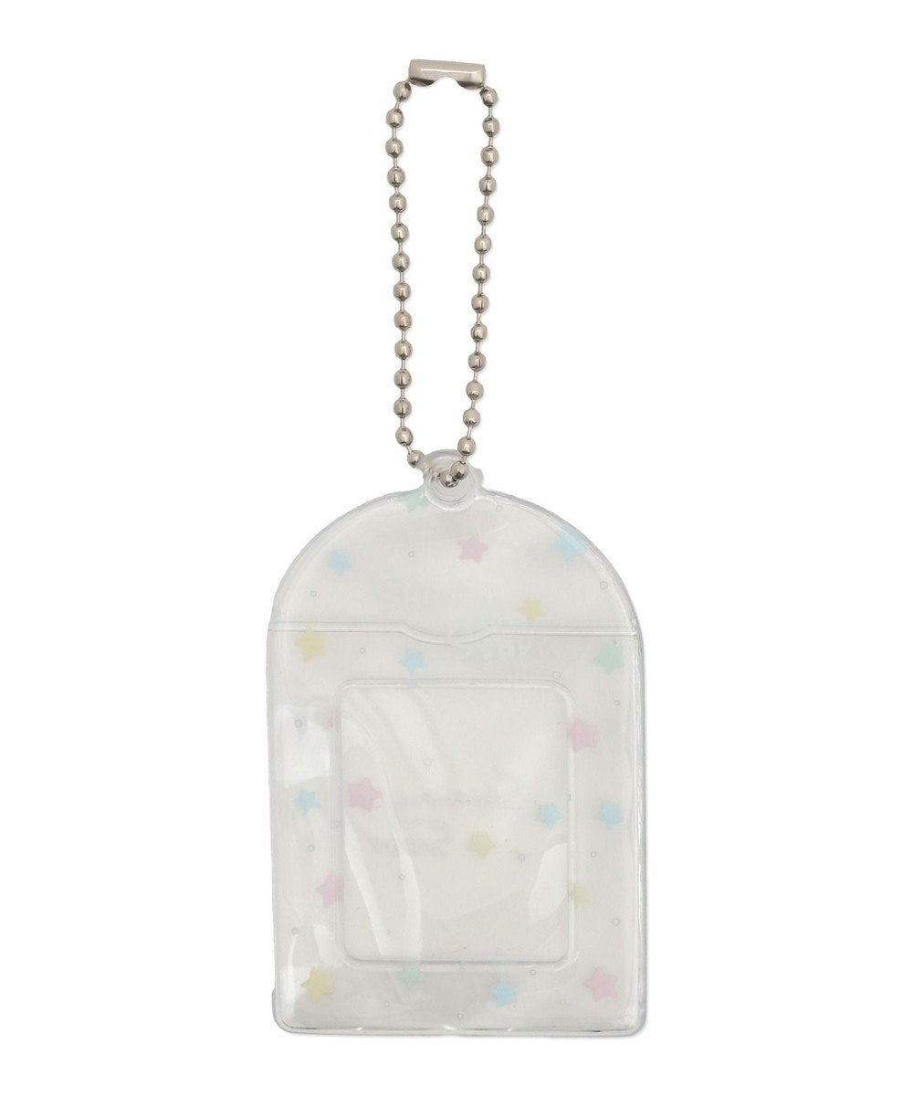 WEGO 【痛バ＆推し活グッズ】ラメクリアIDフォトケースキーホルダー 