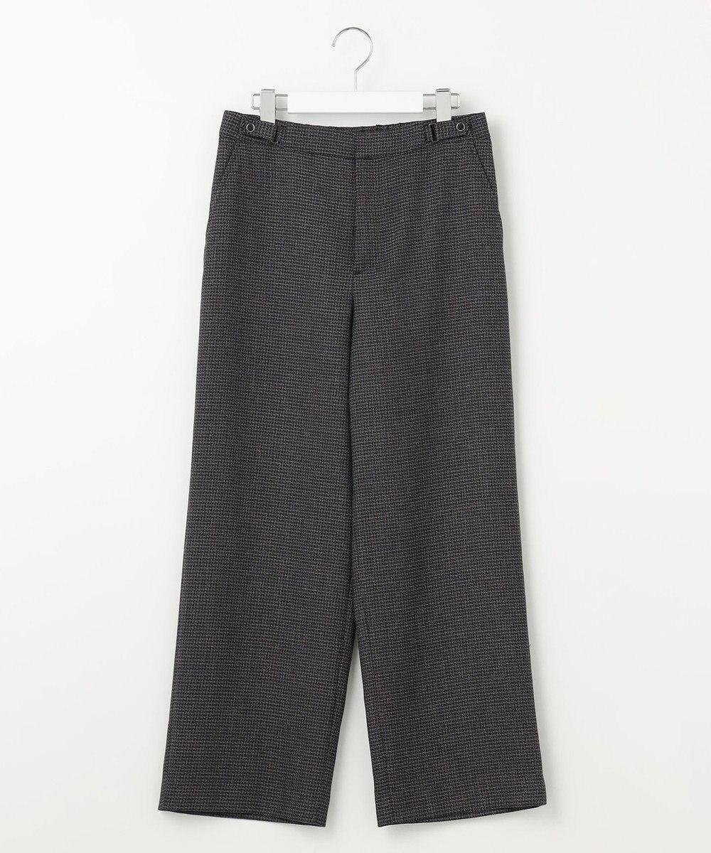 J.PRESS LADIES S T/W 杢 ライトツイード セミワイド パンツ 