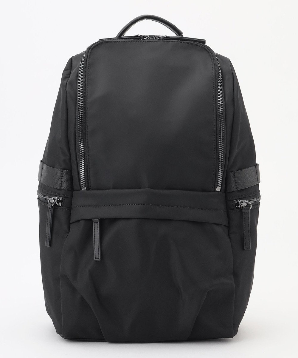 ICB 【A4サイズ収納可・容量約14L】8ポケットメタルファスナー ナイロンリュック 