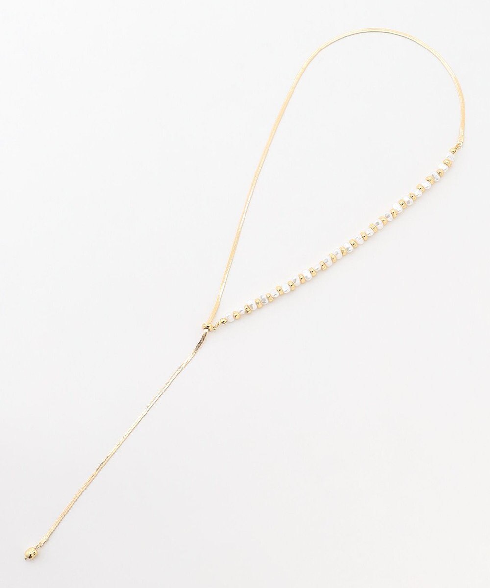 ICB パールメタルネックレス 