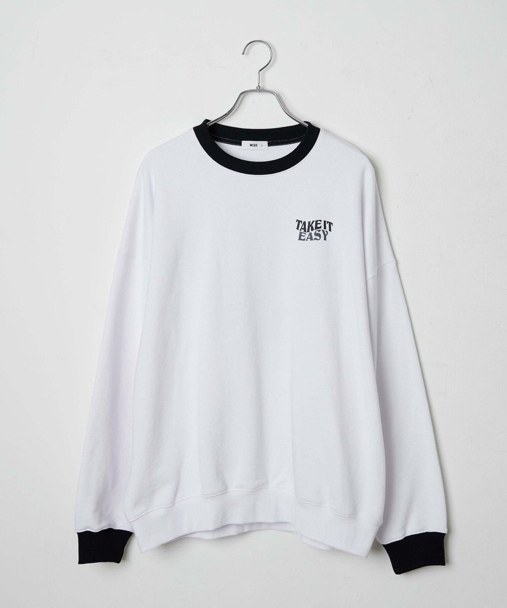 WEGO ヘビーウエイトファンシーロゴプルオーバー 