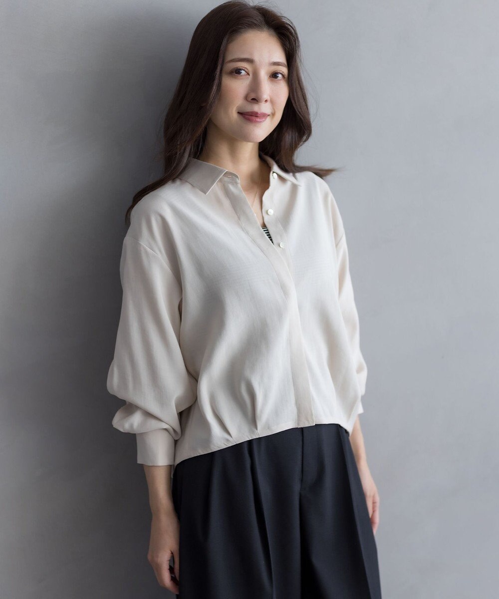 組曲 バウンディングシャーティングカシュクール ブラウス 