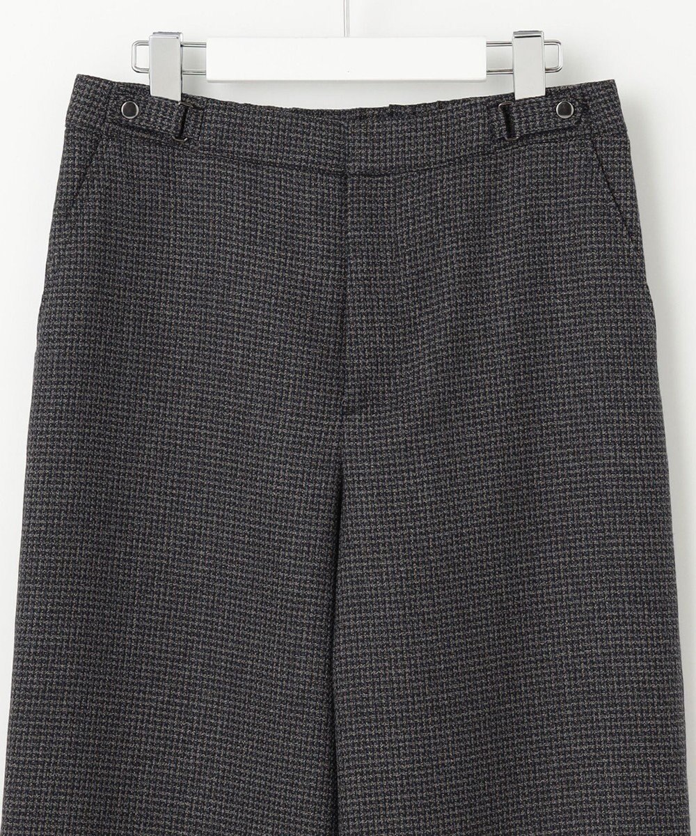 J.PRESS LADIES S T/W 杢 ライトツイード セミワイド パンツ 