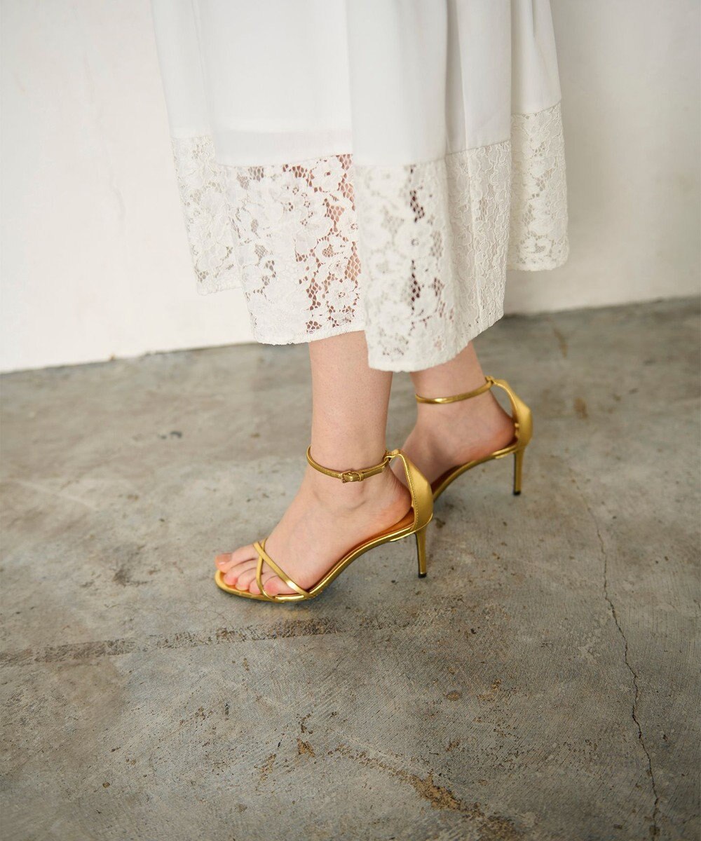 GRACE CONTINENTAL レースコンビタフタワンピース 