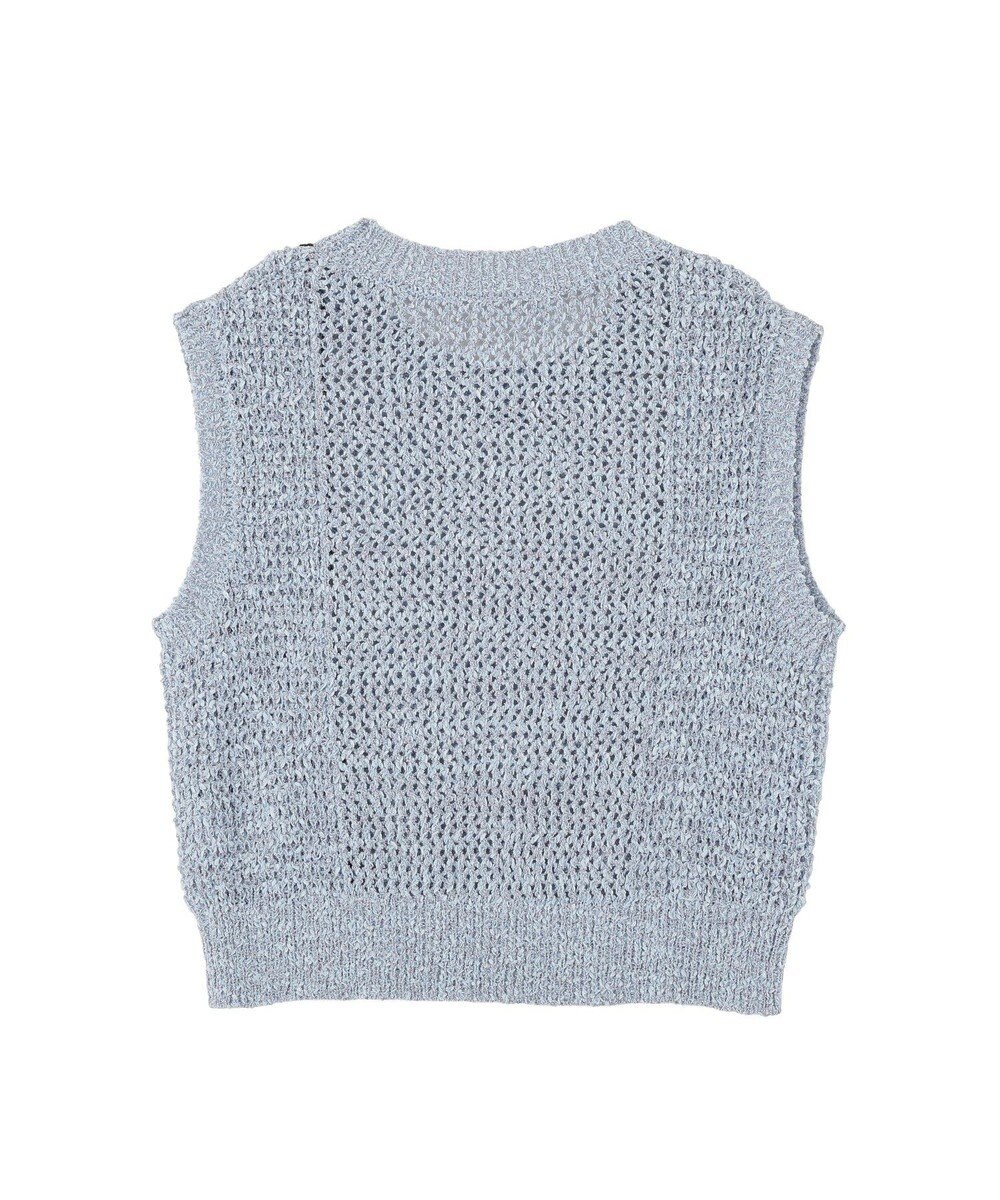 earth music&ecology 配色ラインＭＩＸニットベスト 