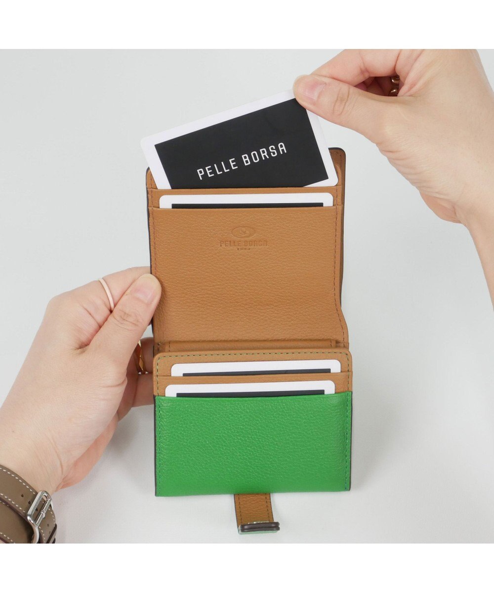 PELLE BORSA 二つ折りミニ財布 Very Goods ベリーグッズ 7202 