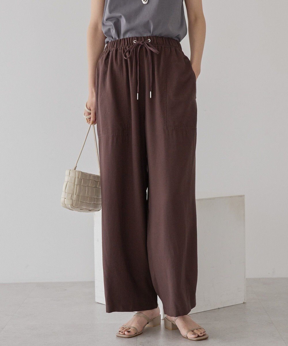 AMERICAN HOLIC 接触冷感ベイカーリラックスパンツ 