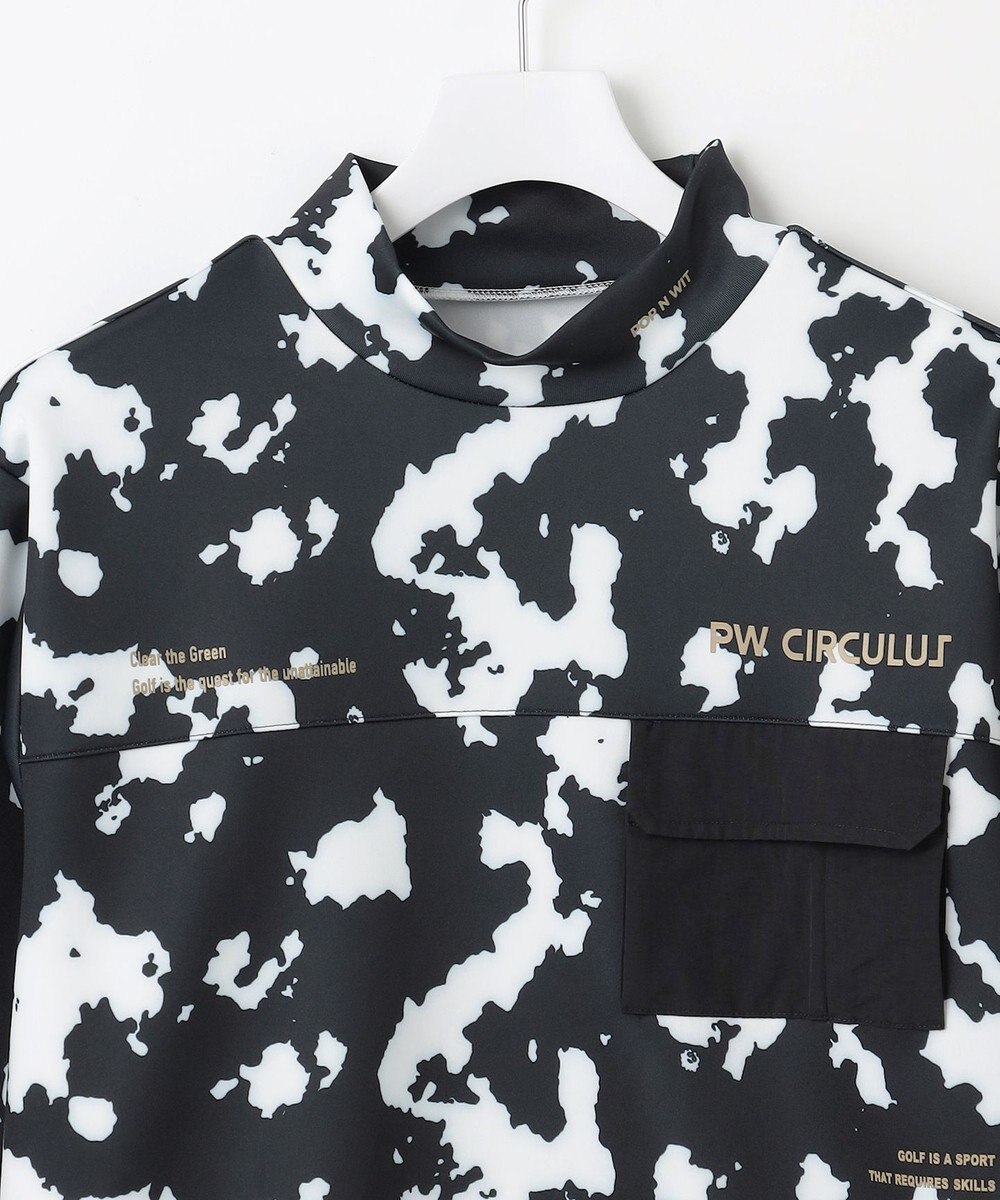PW CIRCULUS 【ストレッチ / 快適 / 一枚でサマになる】【MEN】NEW  PINTO柄ポケットモックT 