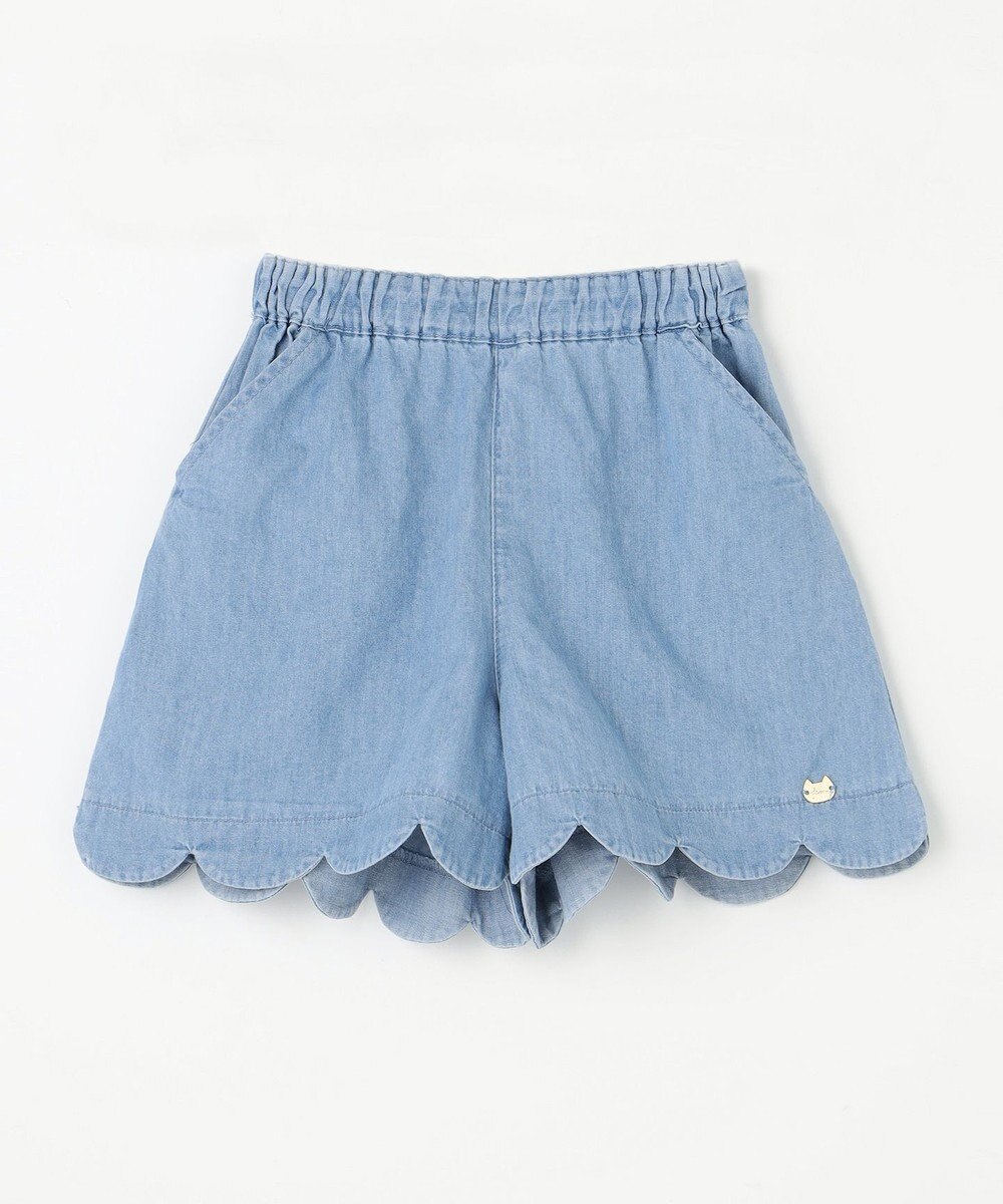 ANY KIDS 裾 スカラップ ショートパンツ 