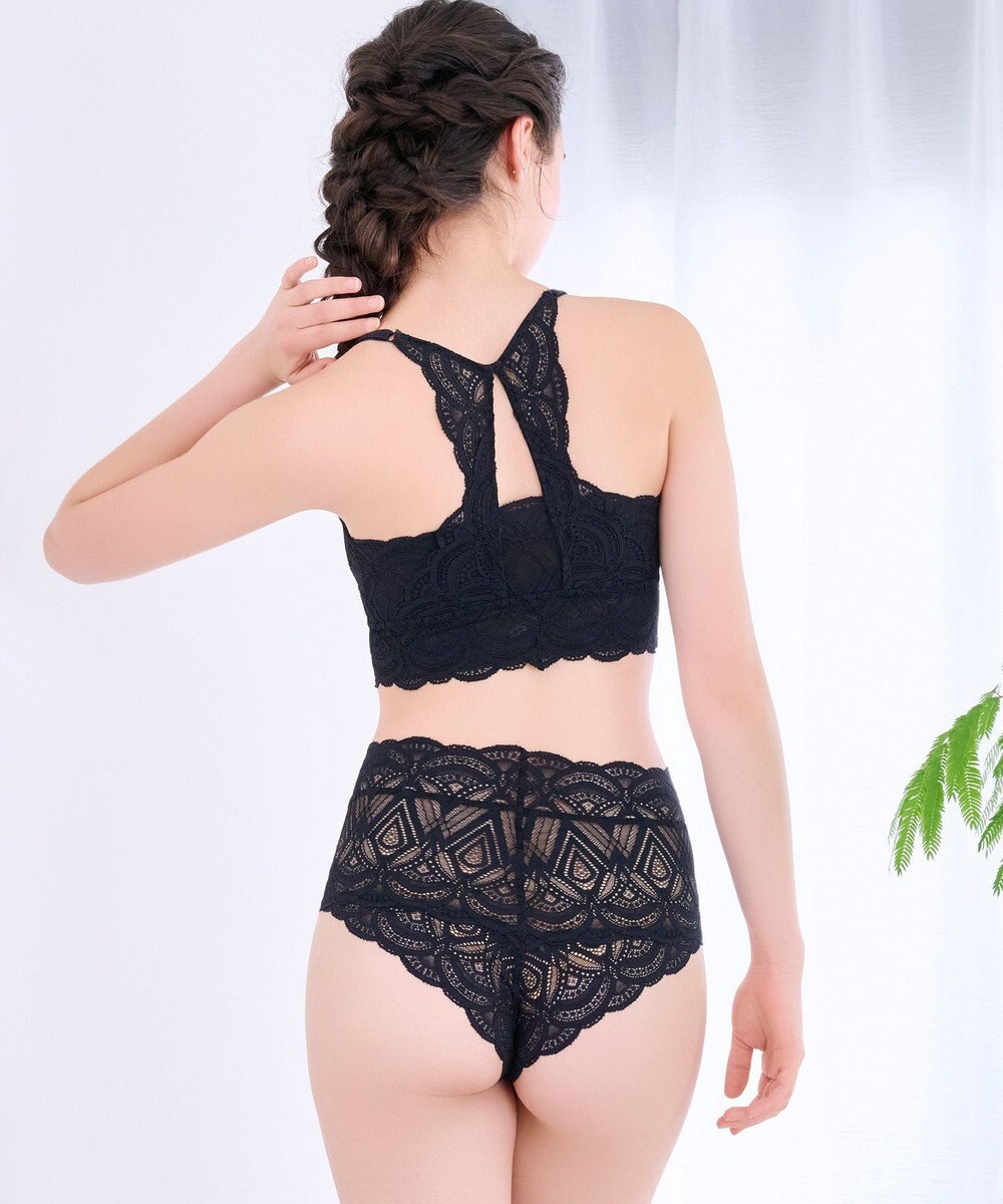 BRADELIS New York 【BRADELIS Me / ノンワイヤー】Lovely Back Bra26S1 補正下着 補整 ブラジャー 華やかなレースの見せインナー 