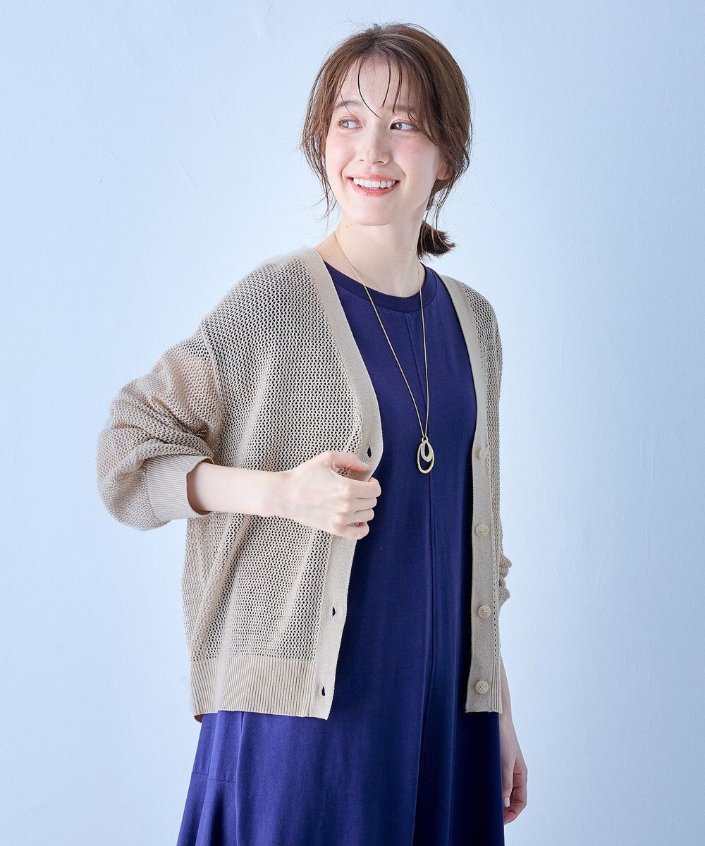 ANY メッシュカーディガン 