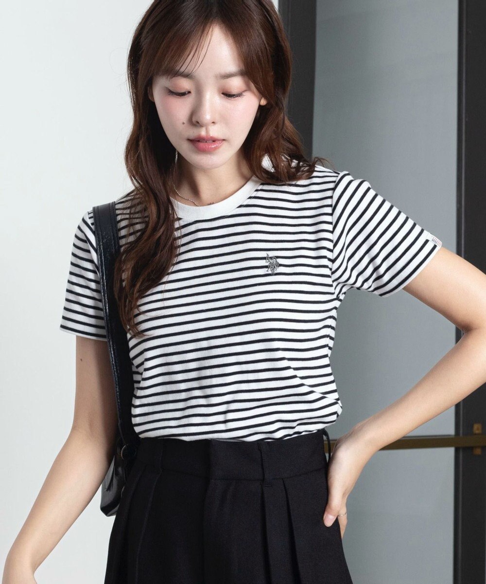 WEGO 【SMLサイズ展開】U.S. POLO ASSN.別注コンパクトTシャツ 