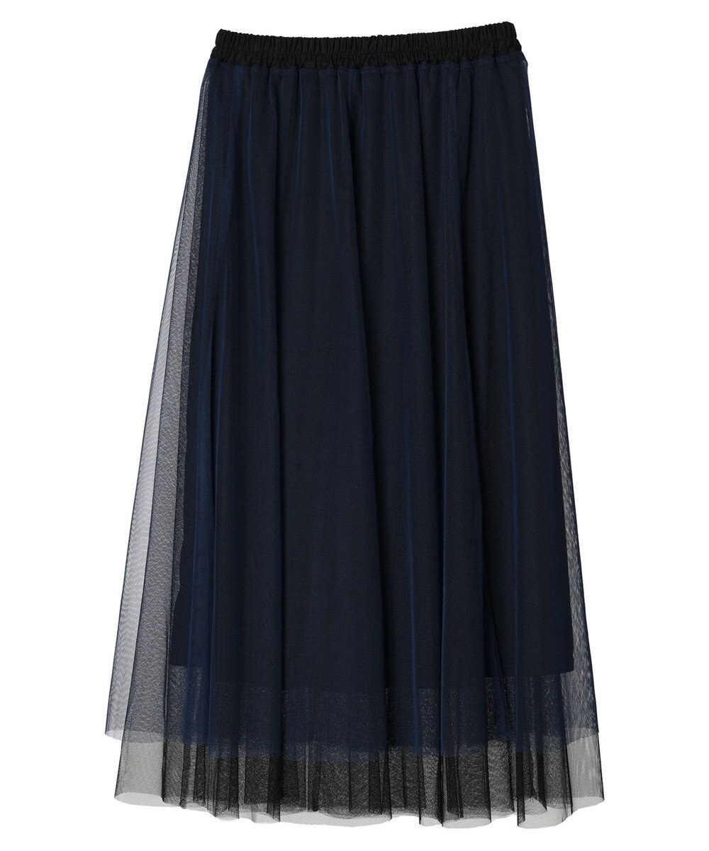Green Parks ＳＥＴ２点　リバーシブルチュールスカート＋ペチスカート 