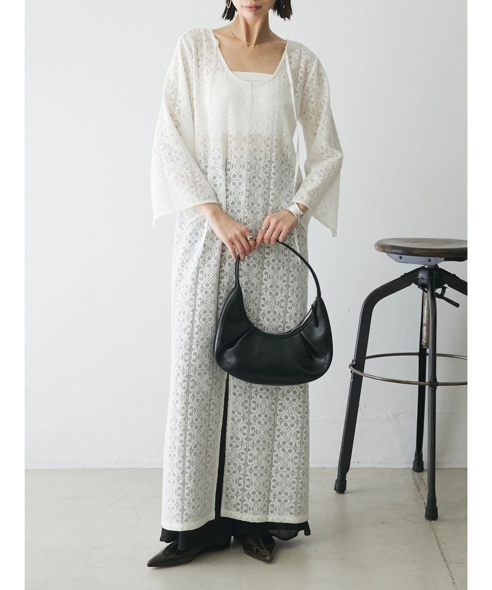 Green Parks AnriettMusee レースロングワンピース 