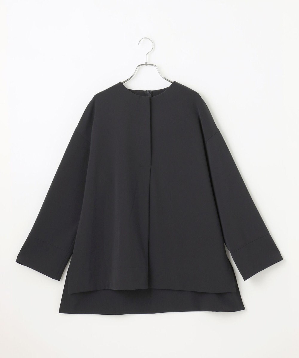 #Newans 【セレモニーにも】＜亀恭子さんコラボ＞下から着られちゃう！シュシュ付き2WAYカフスブラウス 