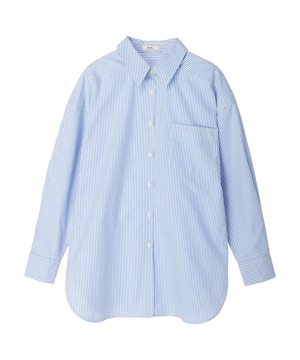 earth music&ecology ボーイズライクシャツ 