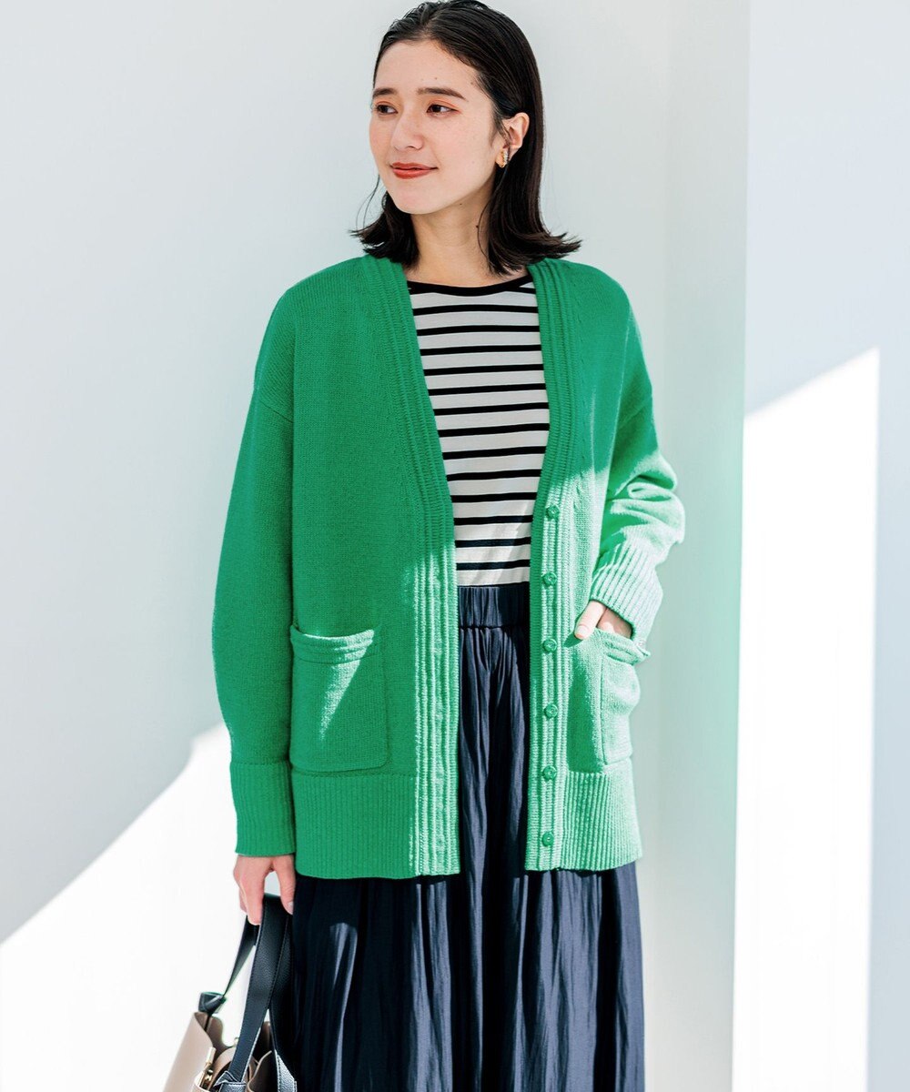 組曲 【WEB限定】SOBANEラメカーディガン 