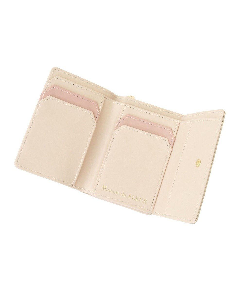 Maison de FLEUR カラーモノグラムウォレット 
