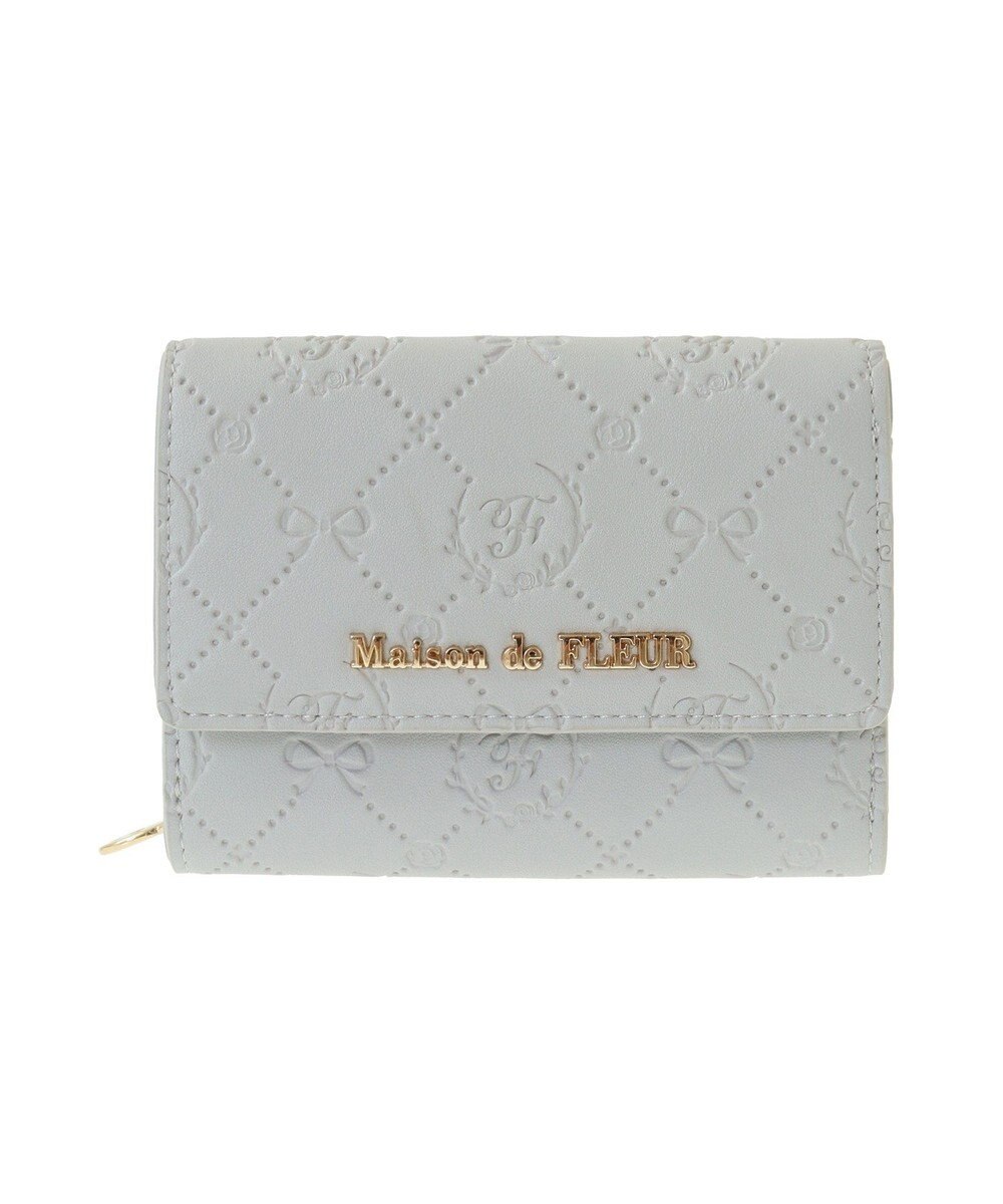 Maison de FLEUR カラーモノグラムウォレット 