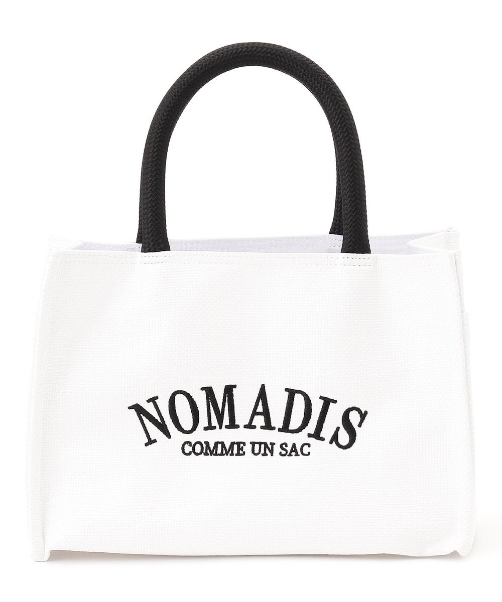 23区 【先行予約】NOMADIS SAC スクエア メッシュ プチ トートバッグ ホワイト系