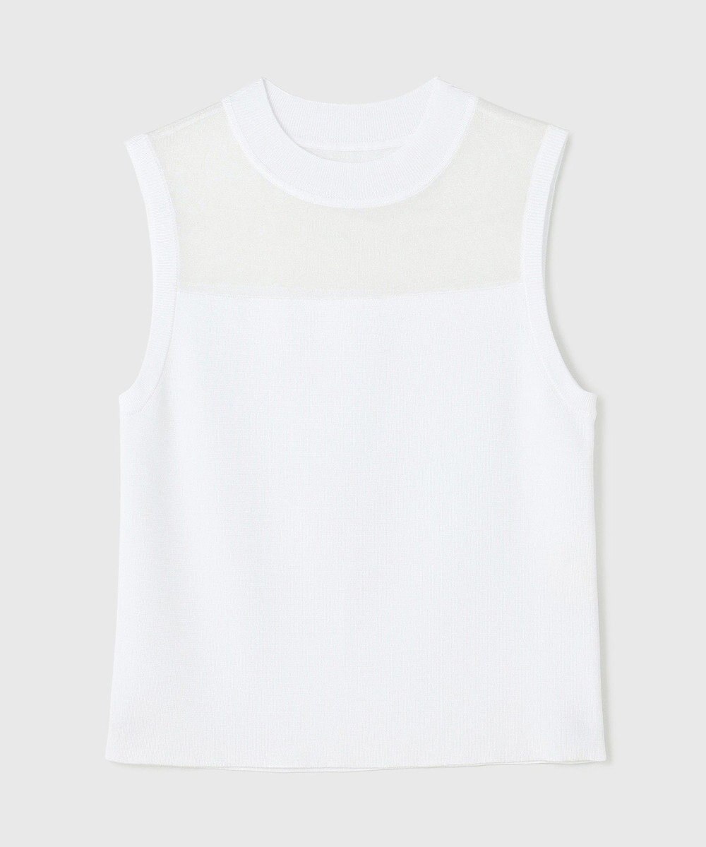 GRACE CONTINENTAL シアーグロスニットトップ 