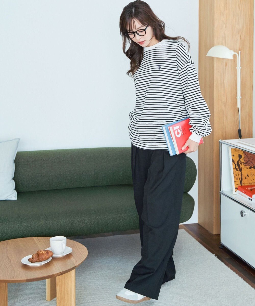 WEGO USPOLOだぼそでカラーロンT 