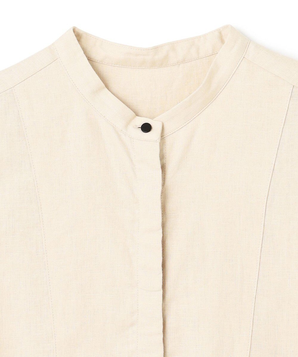 UNFILO リネンレーヨン ノースリーブブラウス 