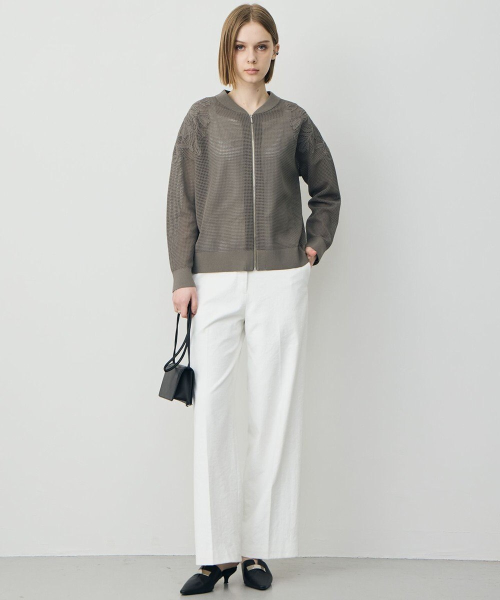 ICB L メッシュレースブルゾン 