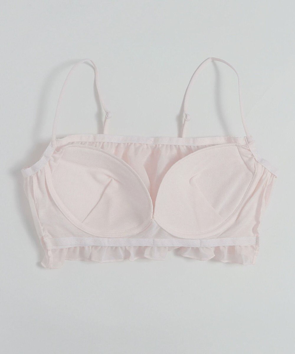 WEGO 【ブラトップ＆ショーツセット】Liliane　Ciel　シフォンフリル 