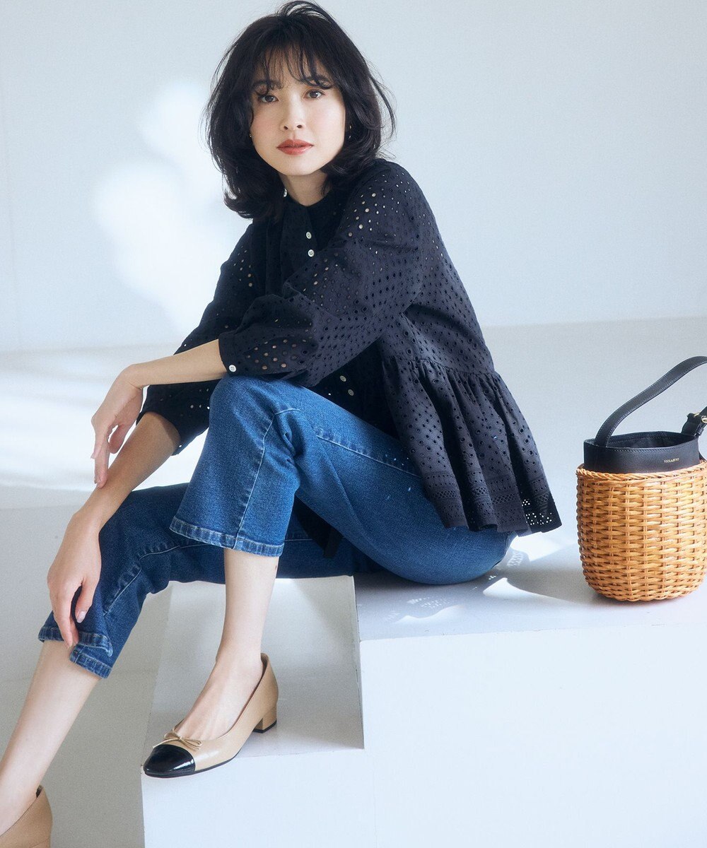 組曲 ミッドデニム パンツ 