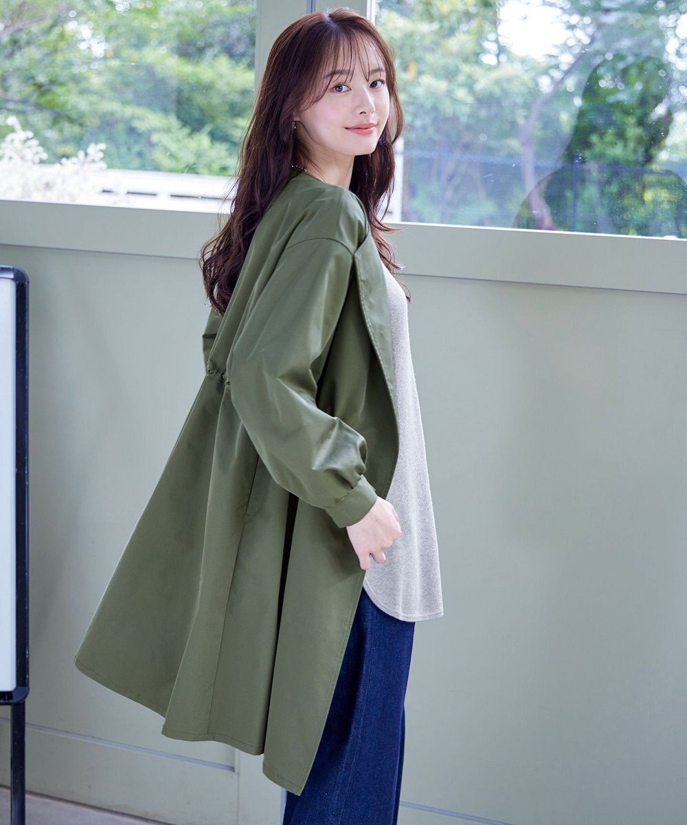 Tiaclasse L 着流しパフスリーブコート 